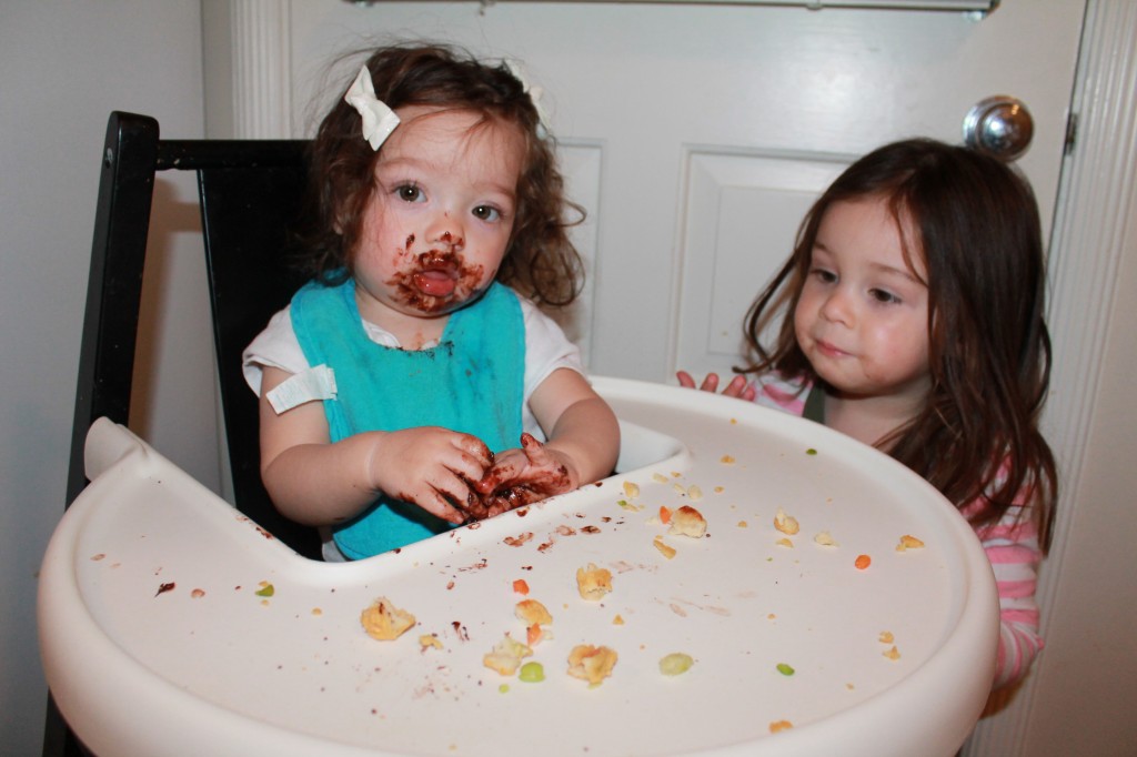 Lydia begged to eat hers in the car, so she was a little jealous when Mary got to eat hers at home.