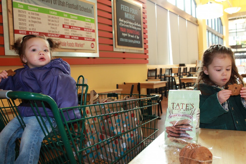 Cookie break at Whole Foods this morning.