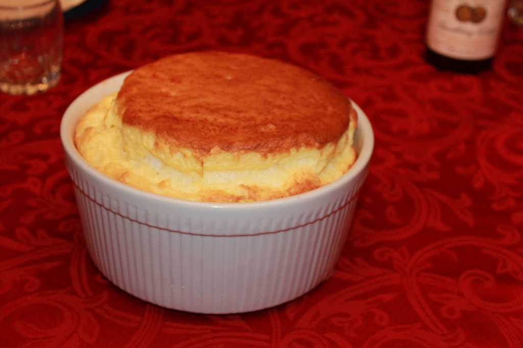 I had extra cheese and extra time, so why not make a souffle?