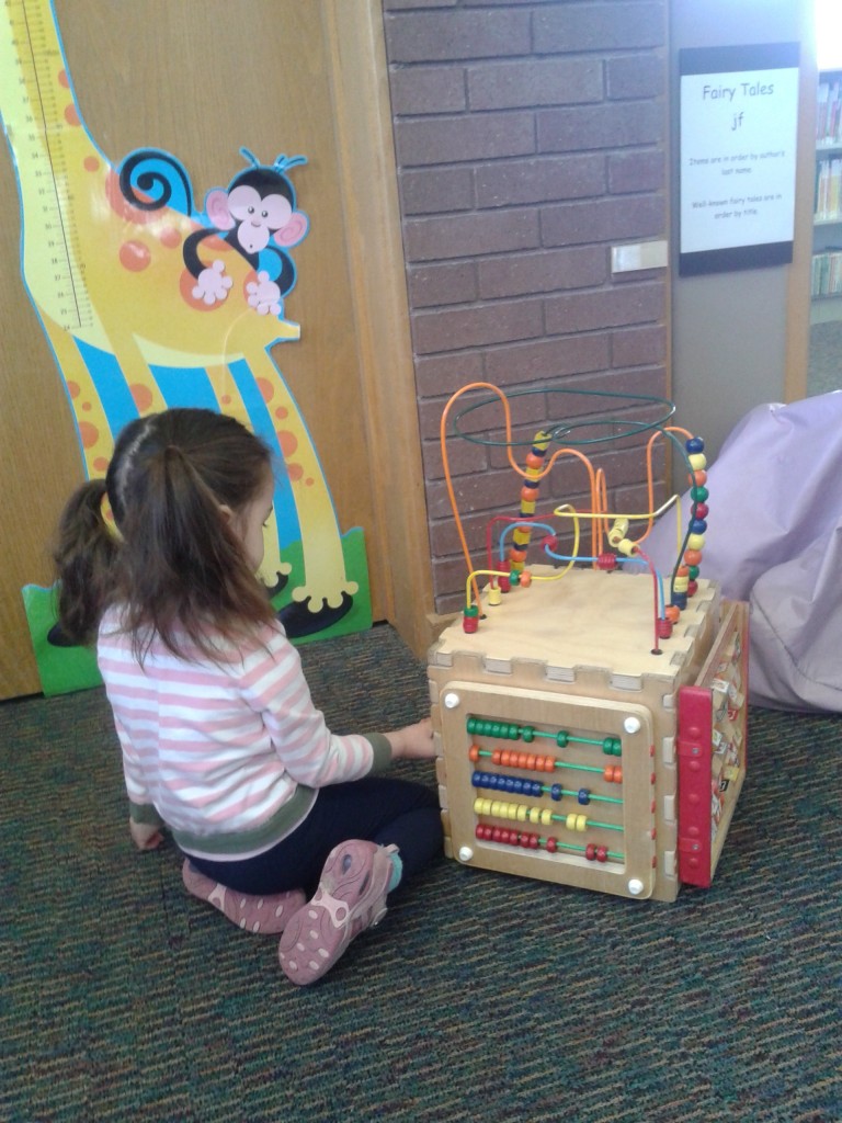 Lily took the girls to the library today.