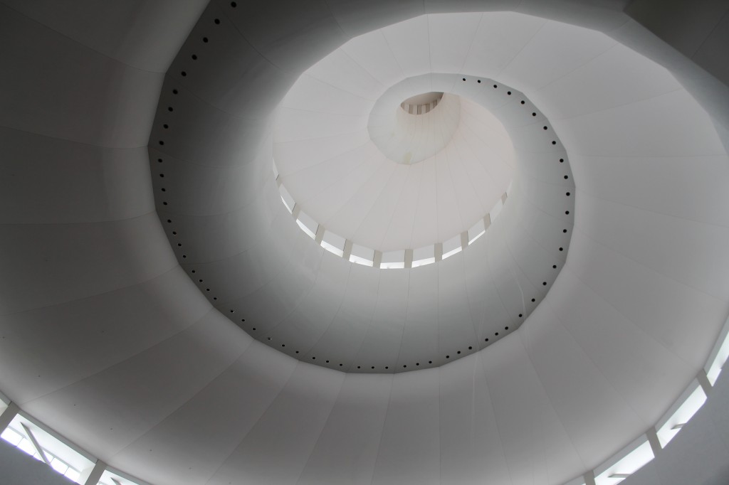 The inside of that spiral dome.