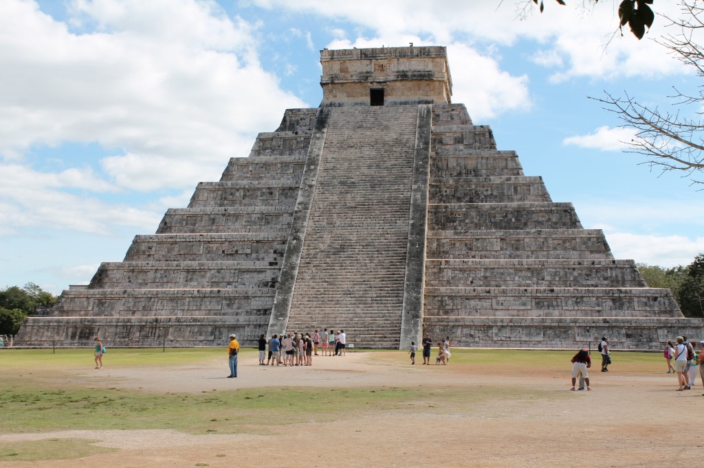 This Mayan temple is one of the seven wonders of the world. The Mayans would perform human sacrifices in this building. There is a lot of astrological significance to the architecture of the building as well.