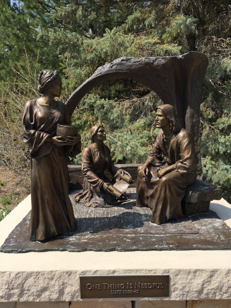 Mary and Martha with Christ.