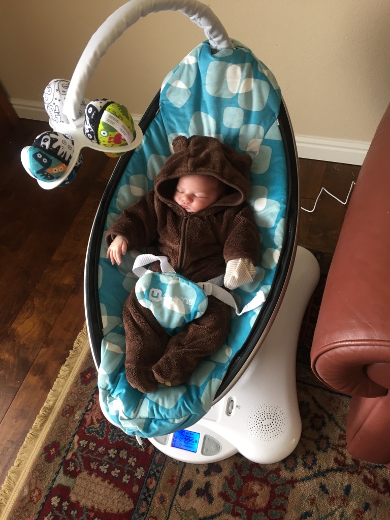 Ammon LOVES the Mamaroo and spends hours in it!