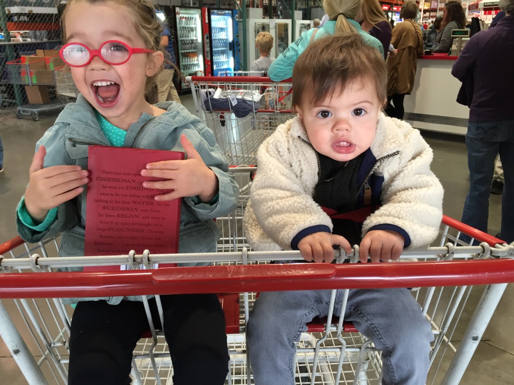 Mary and Ammon helped me out on my Costco run before picking up Lydia from school.