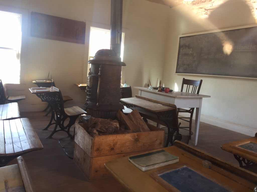 This is the inside of the school house.