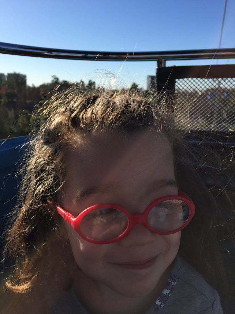 Mary loved the bucket rides best of all. When Santa asked her what she wanted for Christmas, she asked for a bucket ride.