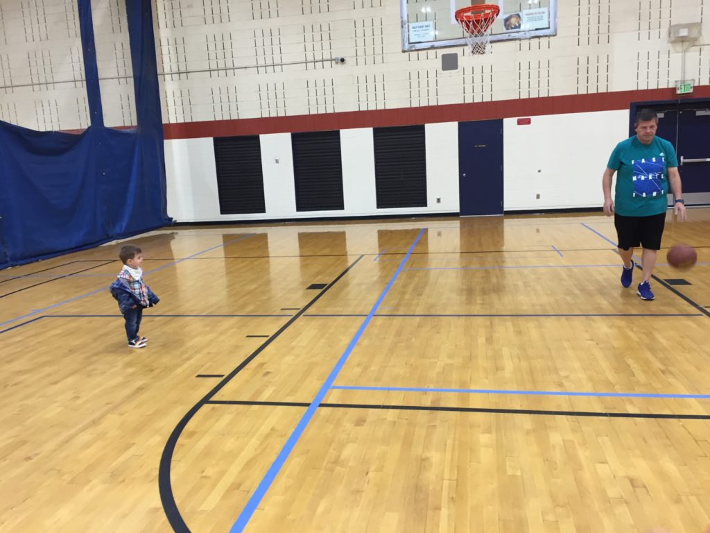 Ammon was wistfully watching someone play basketball on the other side of the gym.